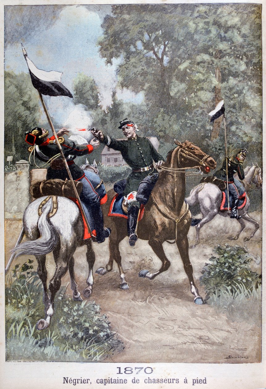 Chasseurs Kaptan, Fransız-Alman Savaşı, 1870, 1899 by Unbekannt