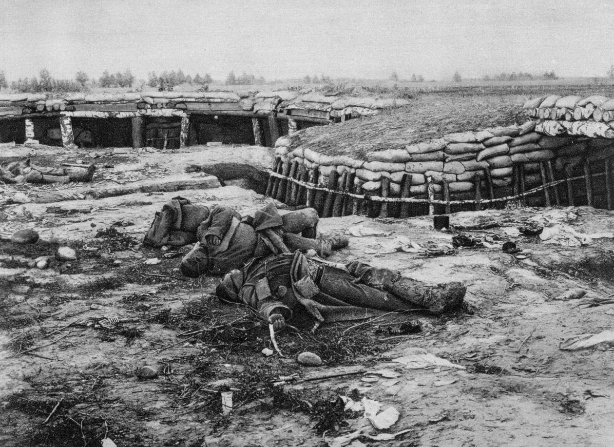 Ele geçirilen Rus mevzisi, Melkov, Polonya, I. Dünya Savaşı, 20 Temmuz 1915 by Unbekannt