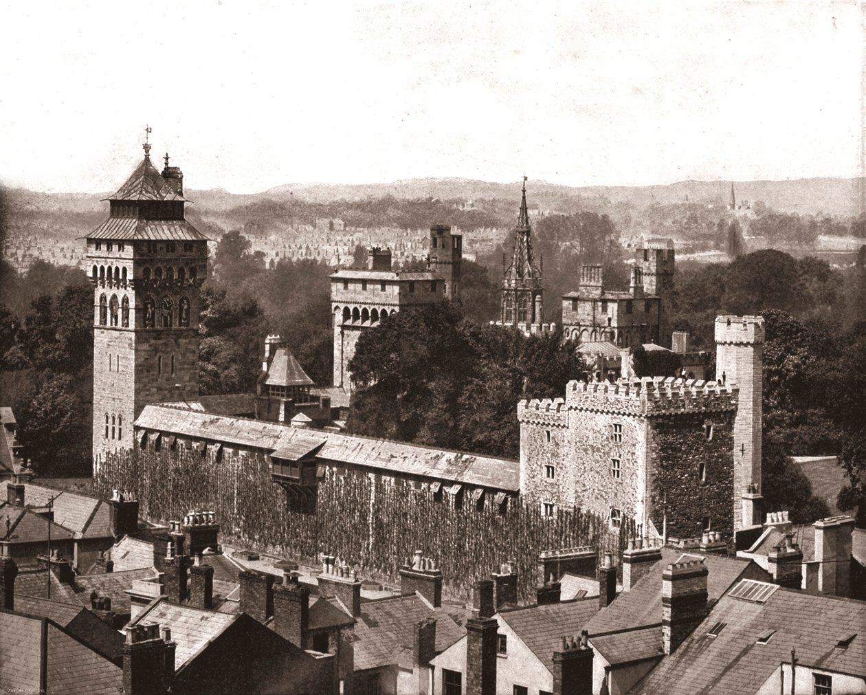 Cardiff Kalesi, Cardiff, Galler, 1894. by Unbekannt