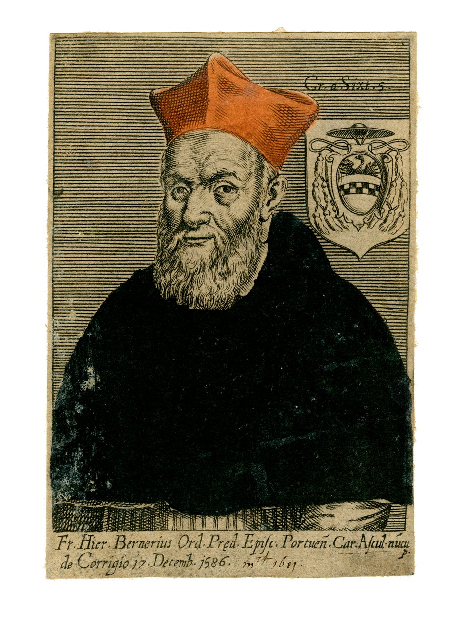 Kardinal Girolamo Bernerio, İtalyan rahip, 16. yüzyıl by Unbekannt
