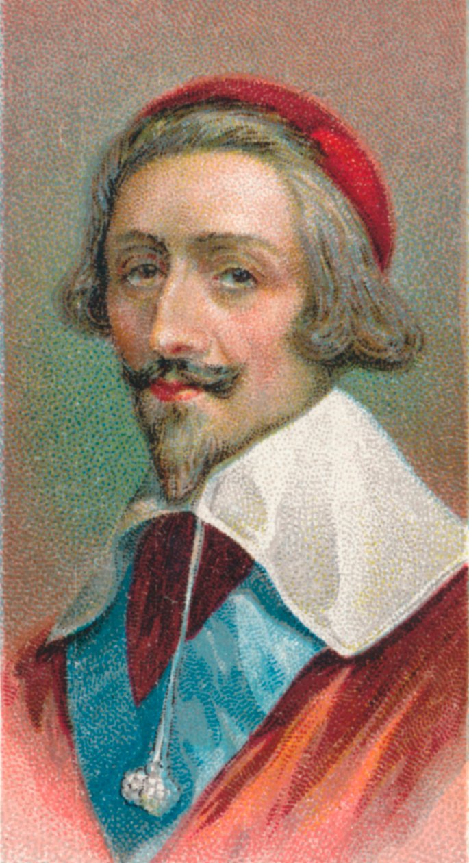 Kardinal Richelieu 1585-1642, Fransız başrahip ve devlet adamı, 1924 by Unbekannt