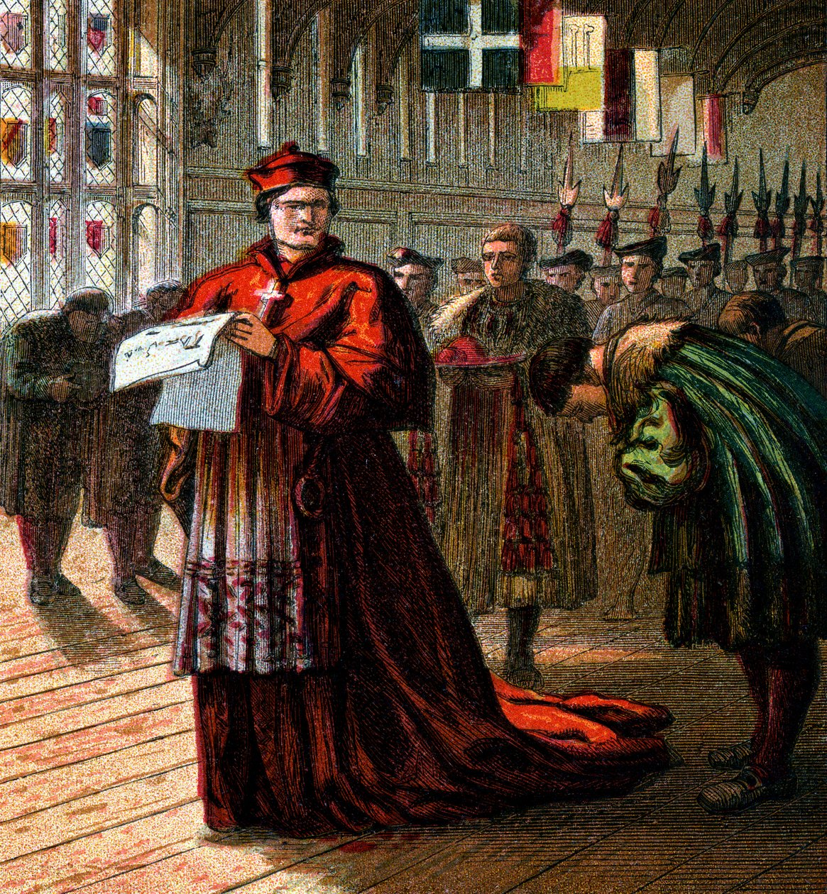 Kardinal Wolsey, c1850 by Unbekannt