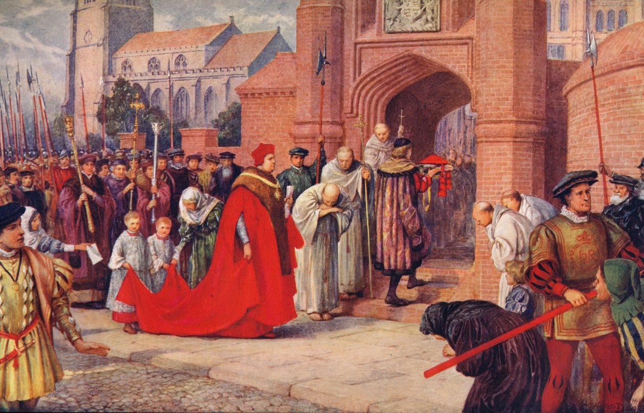 Kardinal Wolsey muhtemelen Hampton Court Sarayı