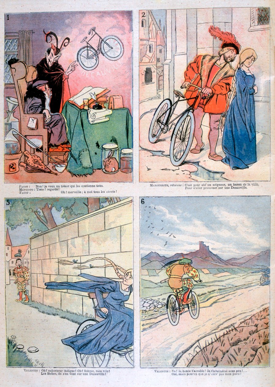 Faust efsanesinden karikatürler, 1894 by Unbekannt
