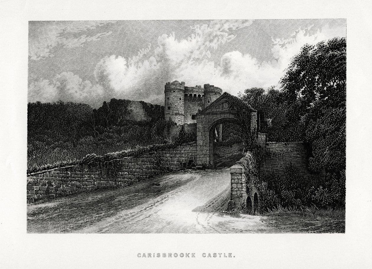 Carisbrooke Kalesi, Newport, Wight Adası, 1896 by Unbekannt