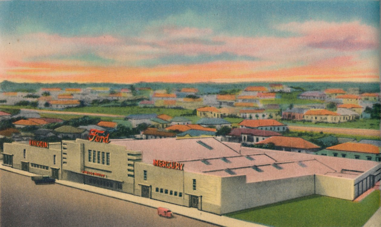 Carlos Dieppa Binası, Ford, Merkür, Lincoln Servisi, Barranquilla, c1940s by Unbekannt