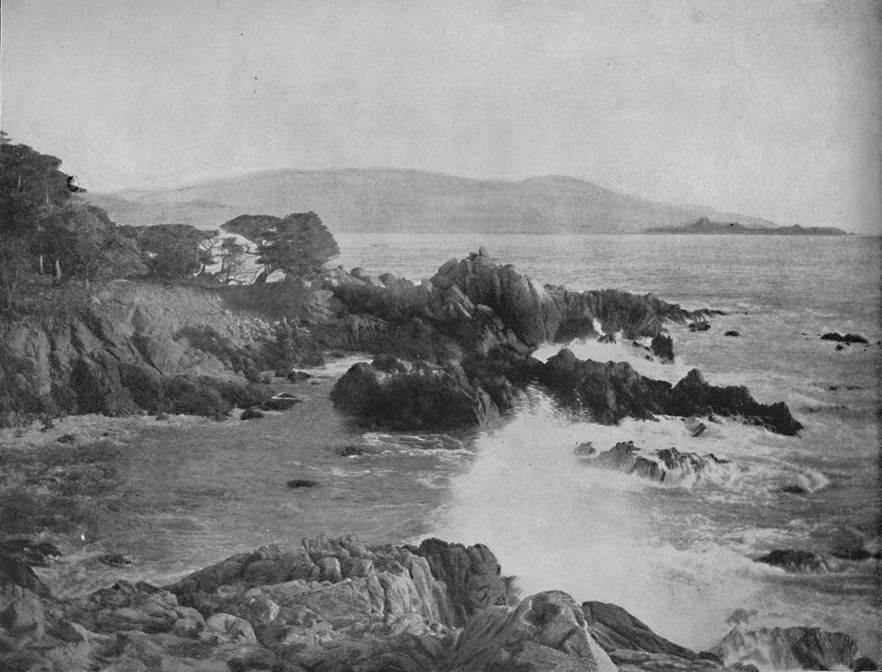 Carmel Körfezi, Kaliforniya, c1897. by Unbekannt
