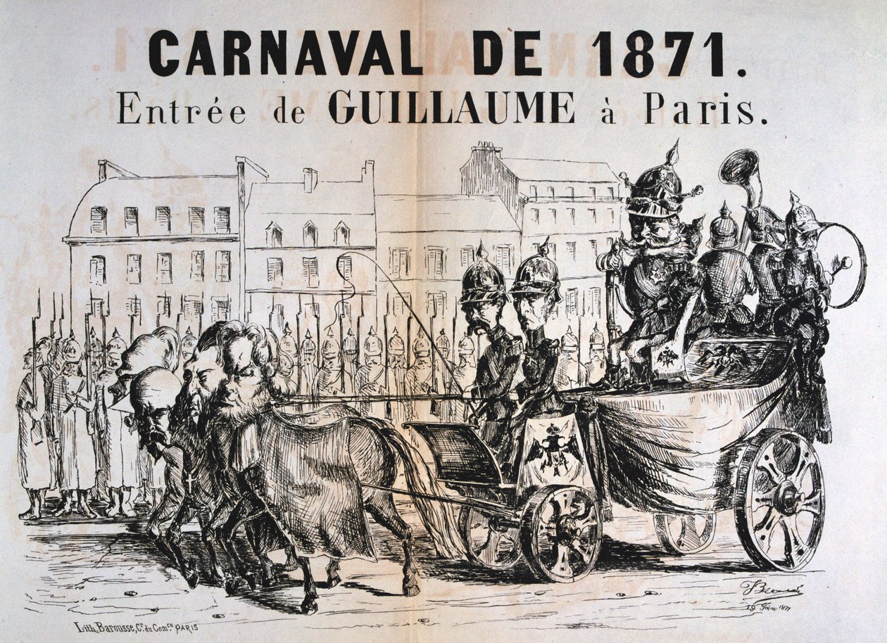 Carnaval de 1871, Prusyalı Wilhelm I Paris
