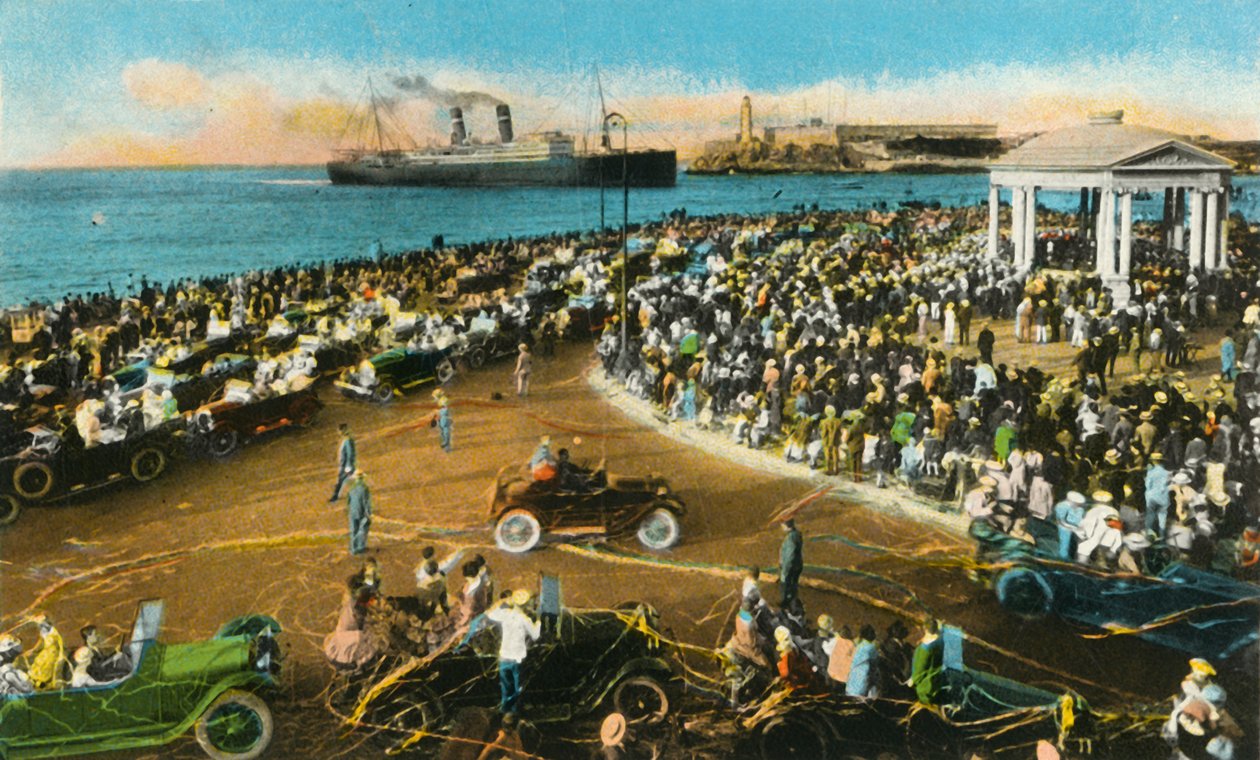 Karnaval Zamanı, Havana, Küba, 1920