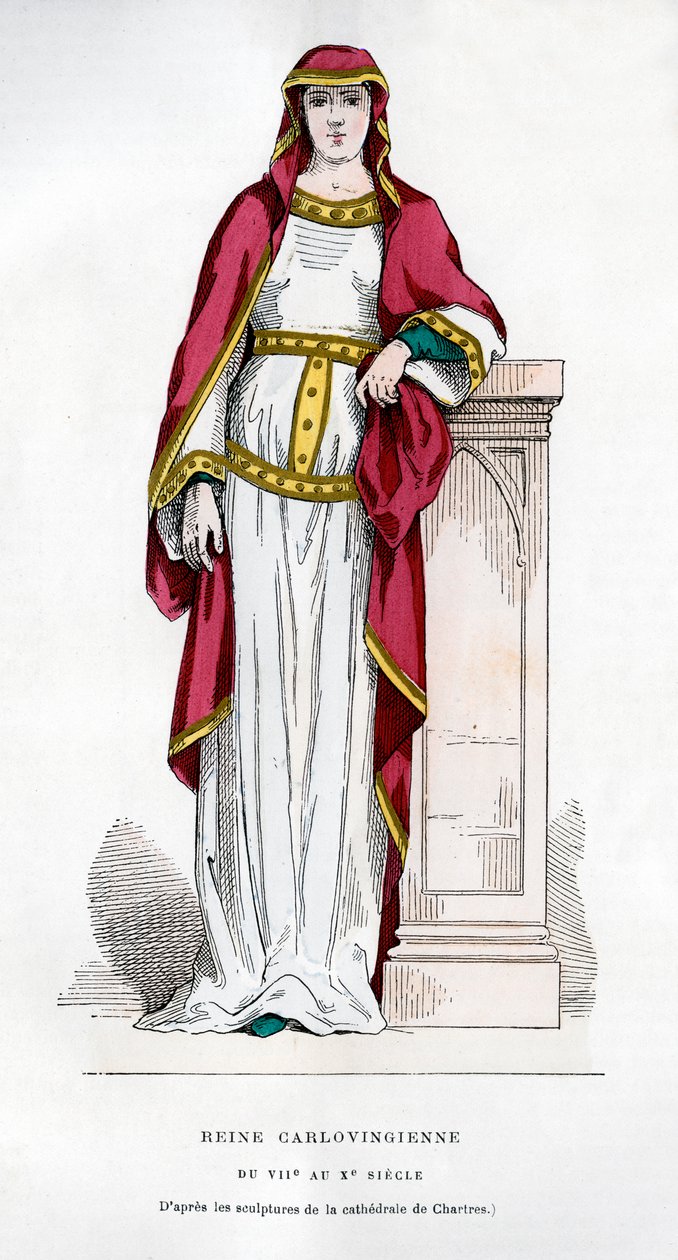 Karolenj kraliçesi, 7-10. yüzyıl 1882-1884 by Unbekannt