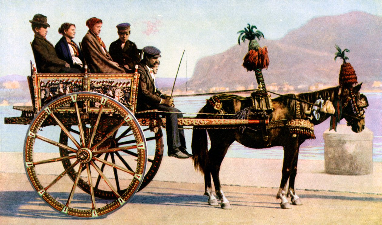 Araba, Palermo, Sicilya, c1923 by Unbekannt