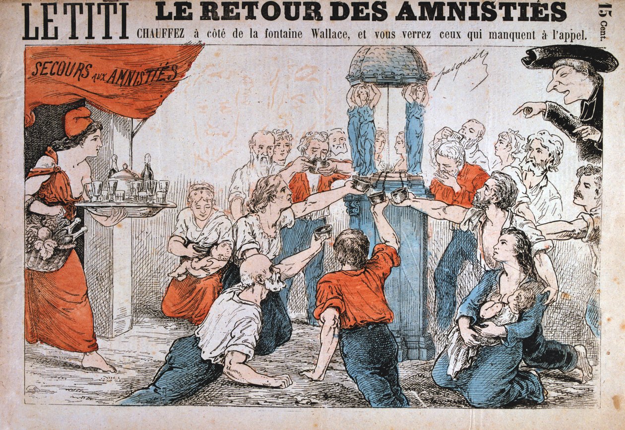 Karikatür, Paris Komünü, 1871 by Unbekannt