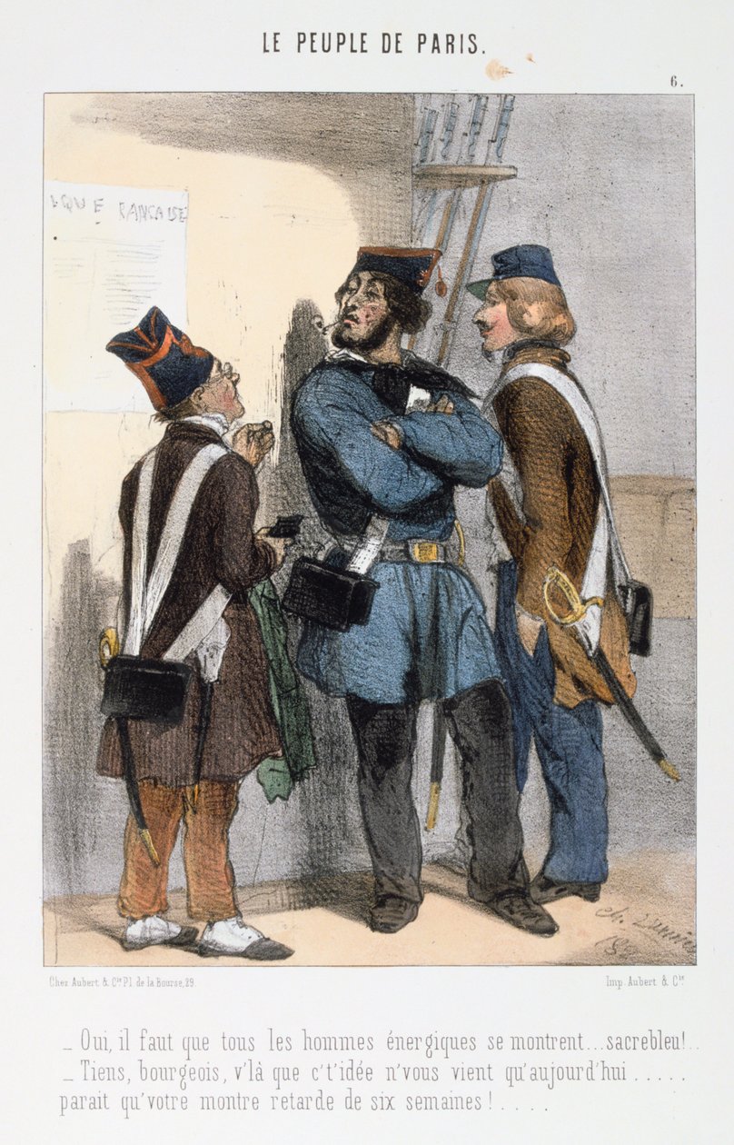 Paris Komünü ile ilgili karikatür, 1870