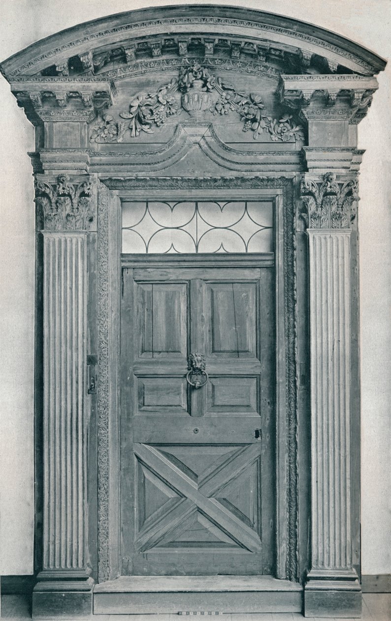 Oymalı Ahşap Kapı, On Sekizinci Yüzyıl Başları, 1909 by Unbekannt