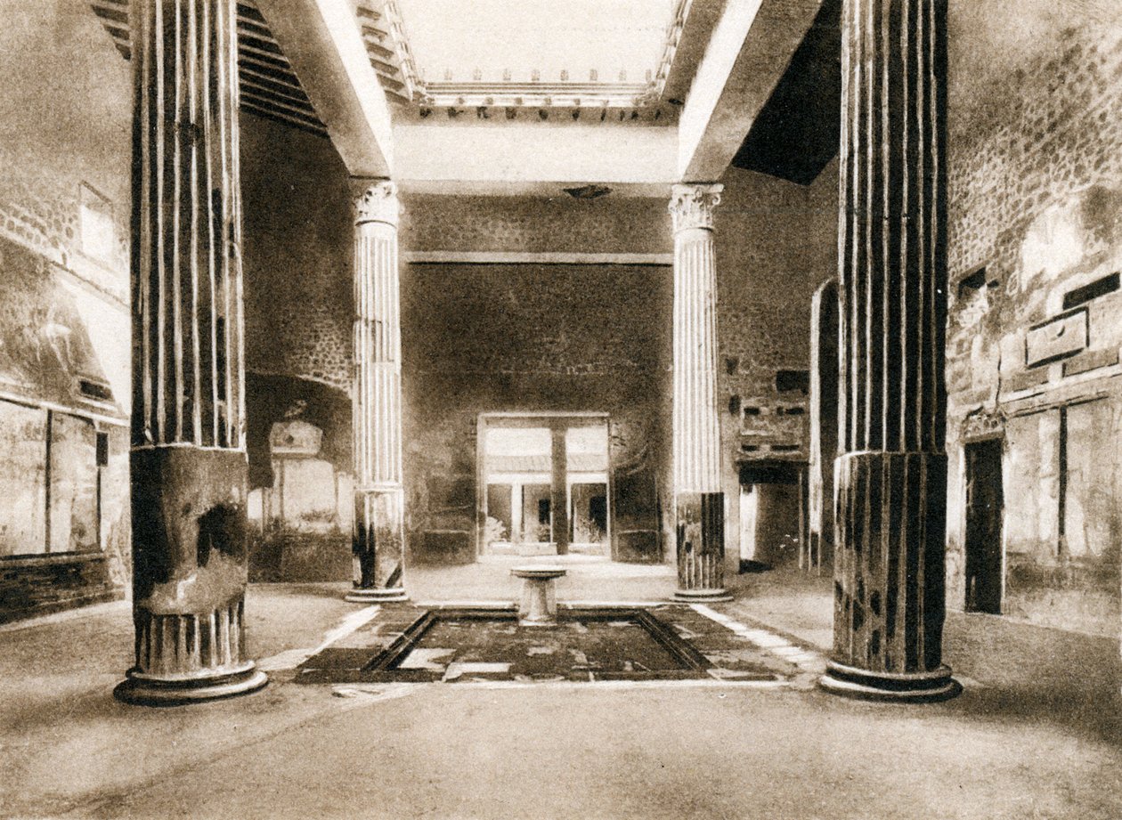Gümüş Düğün Evi, Pompeii, İtalya, c1900