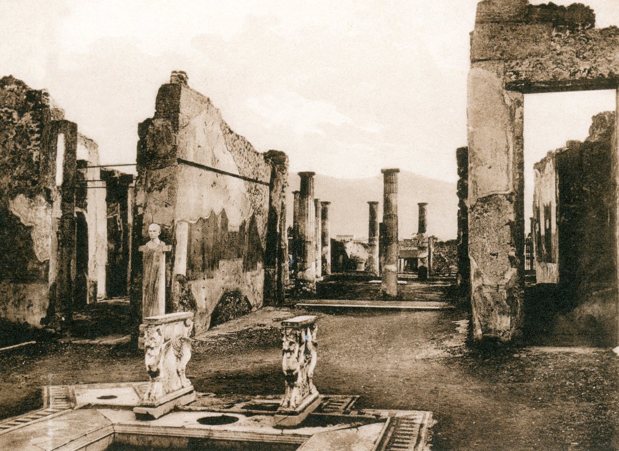 Cornelio Rufo Evi, Pompeii, İtalya, c1900