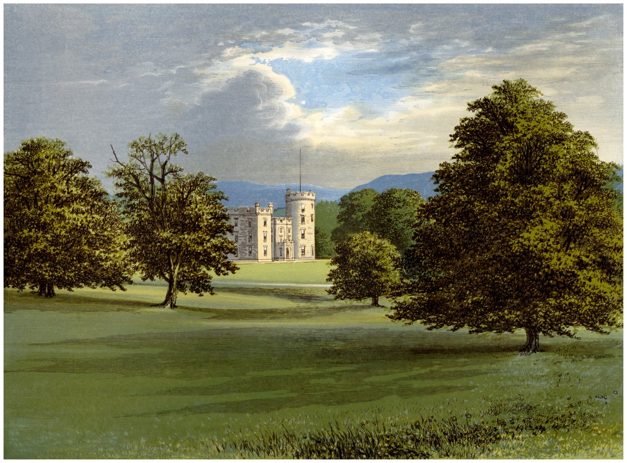 Castle Forbes, Aberdeenshire, İskoçya, Lord Forbes'un evi, c1880 by Unbekannt