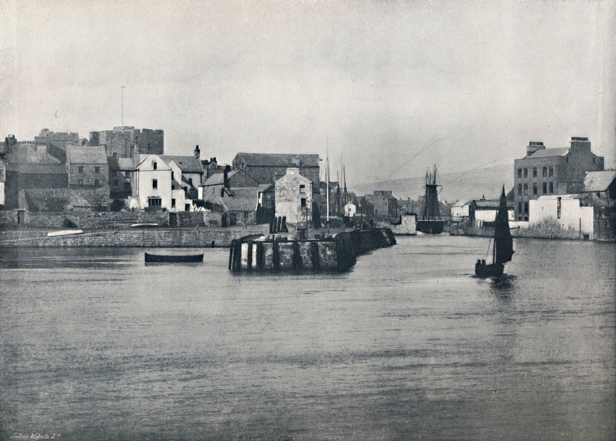 Castletown - İskeleden, Rushen Kalesi