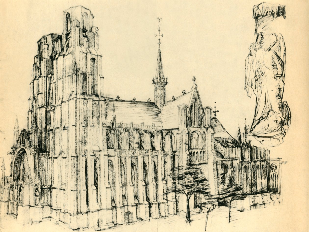Katedral ve St Michael, c1460, 1943. by Unbekannt