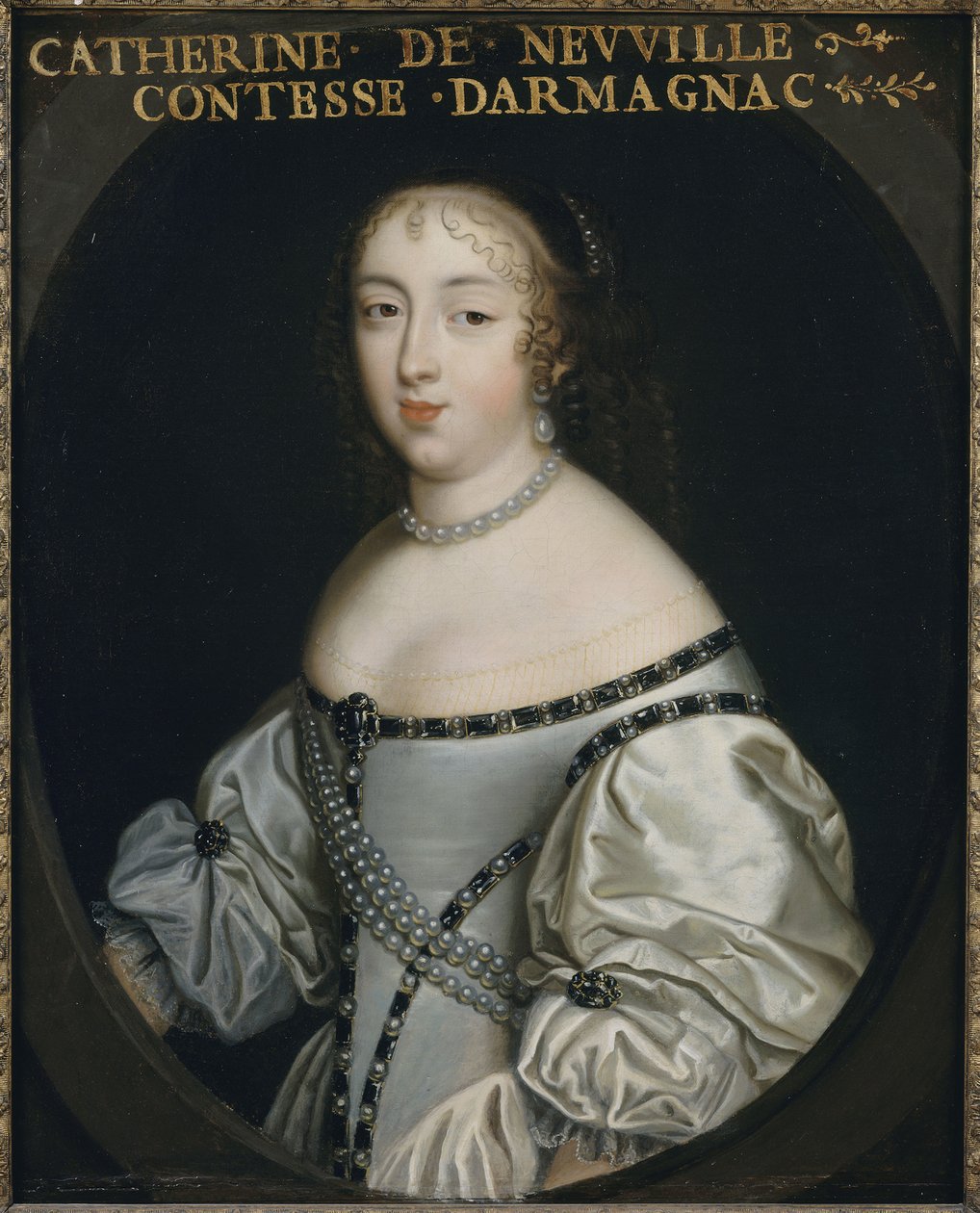 Catherine de Neufville de Villeroy, Armagnac Kontesi 1639-1707, yaklaşık 1665. by Unbekannt