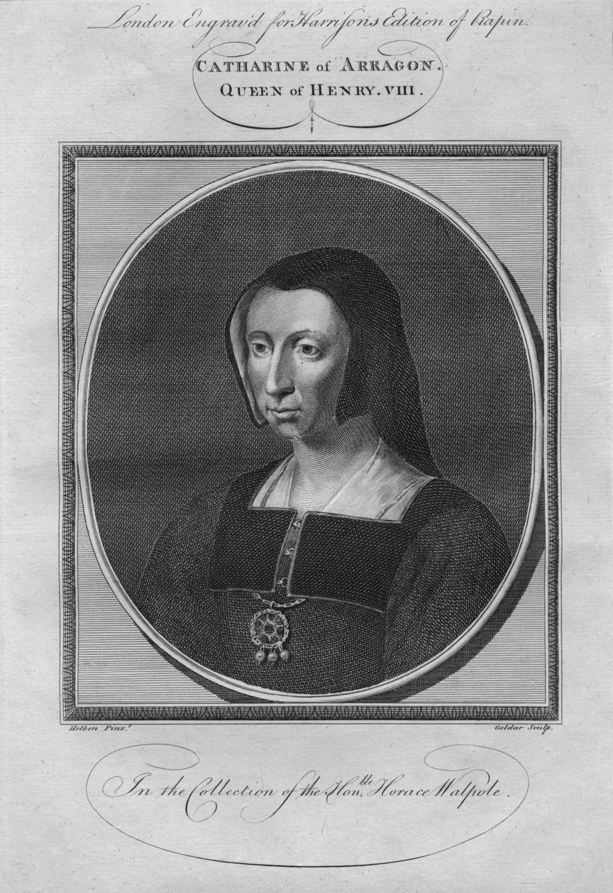 Aragonlu Catherine, Henry VIII Kraliçesi, 1784. by Unbekannt