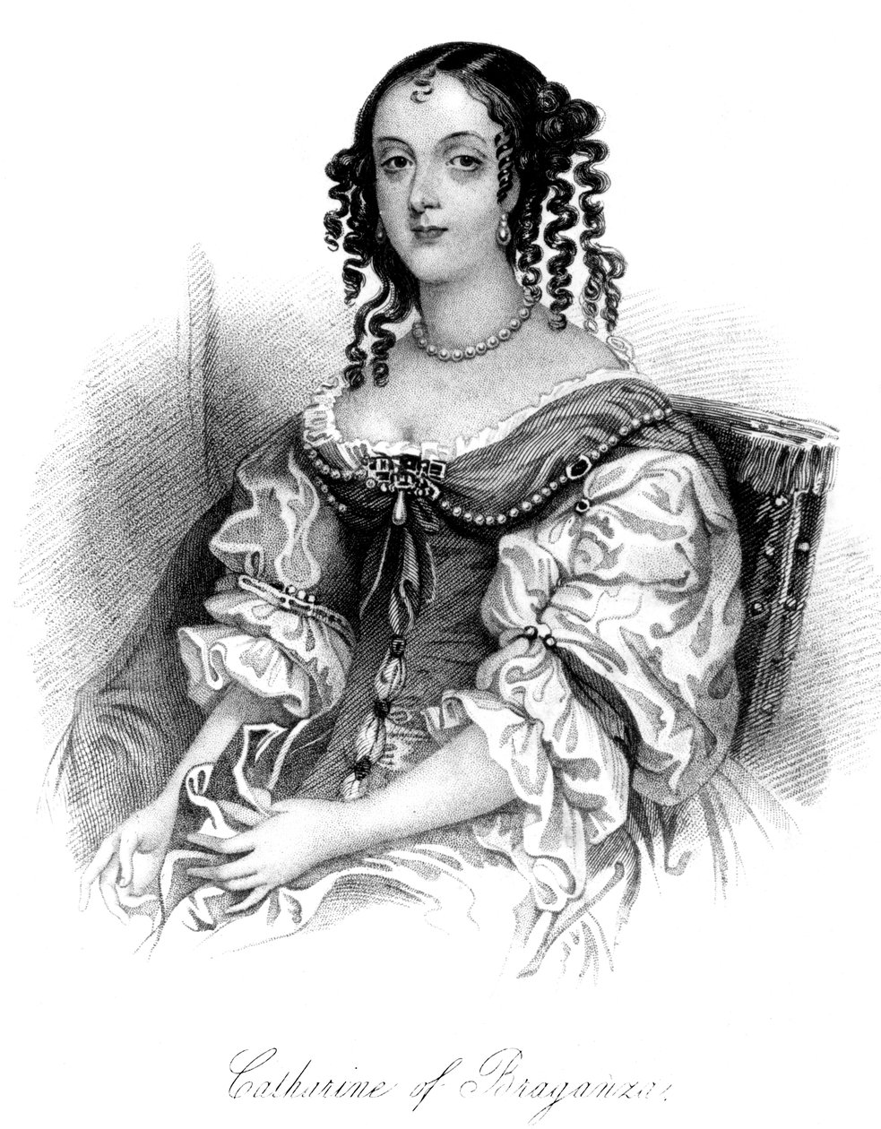 Bragançalı Catherine 1638-1705 by Unbekannt