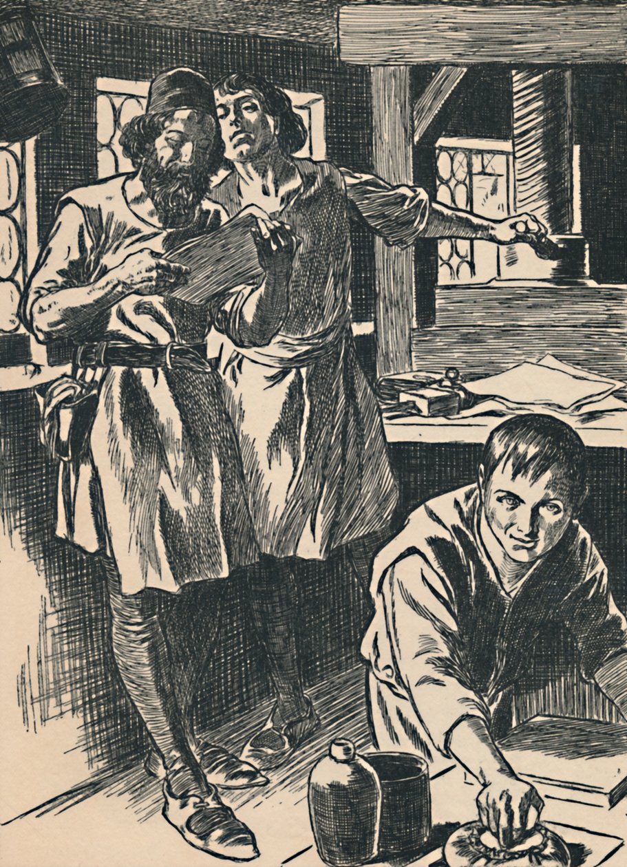 Caxton, Matbaasında, c1907 by Unbekannt
