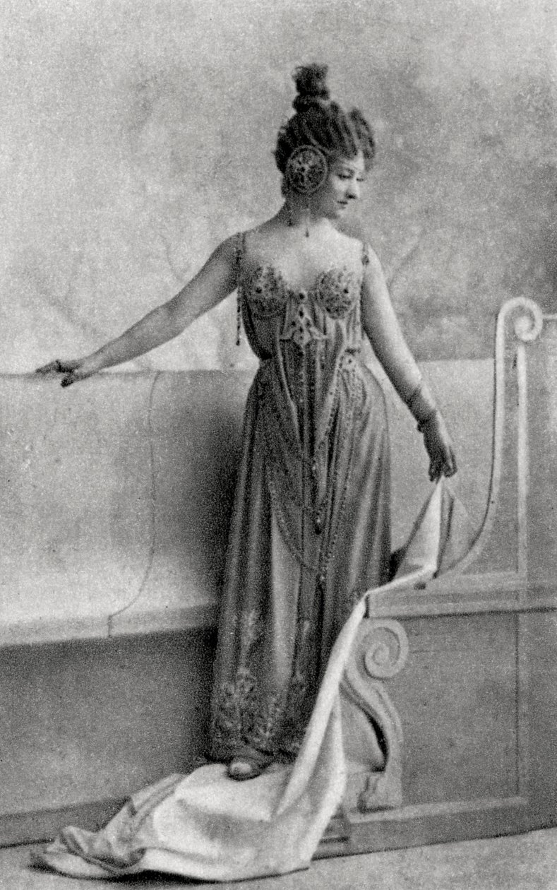 Cecile Sorel, Fransız aktris, 1893 by Unbekannt