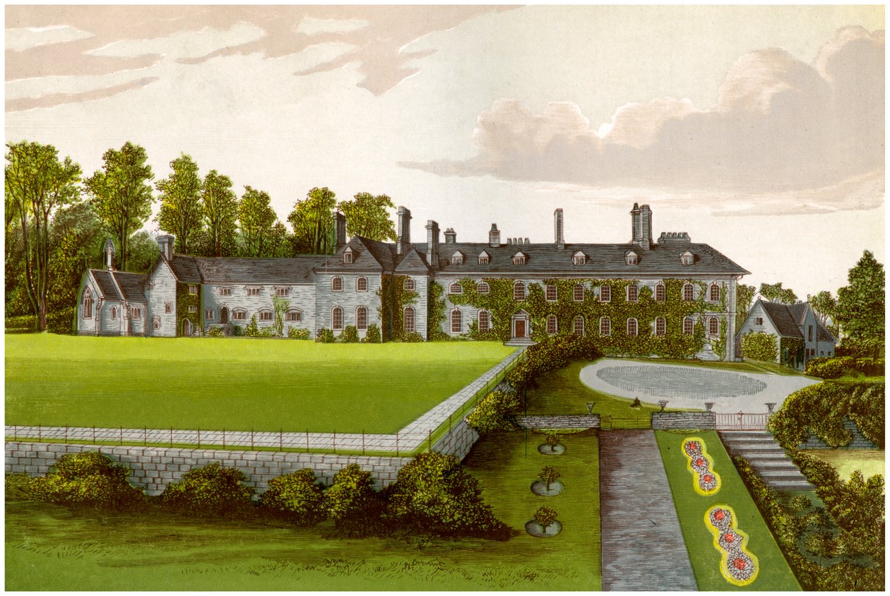 Cefn Mably, Glamorgan, Galler, Kemeys-Tynte ailesinin evi, c1880 by Unbekannt