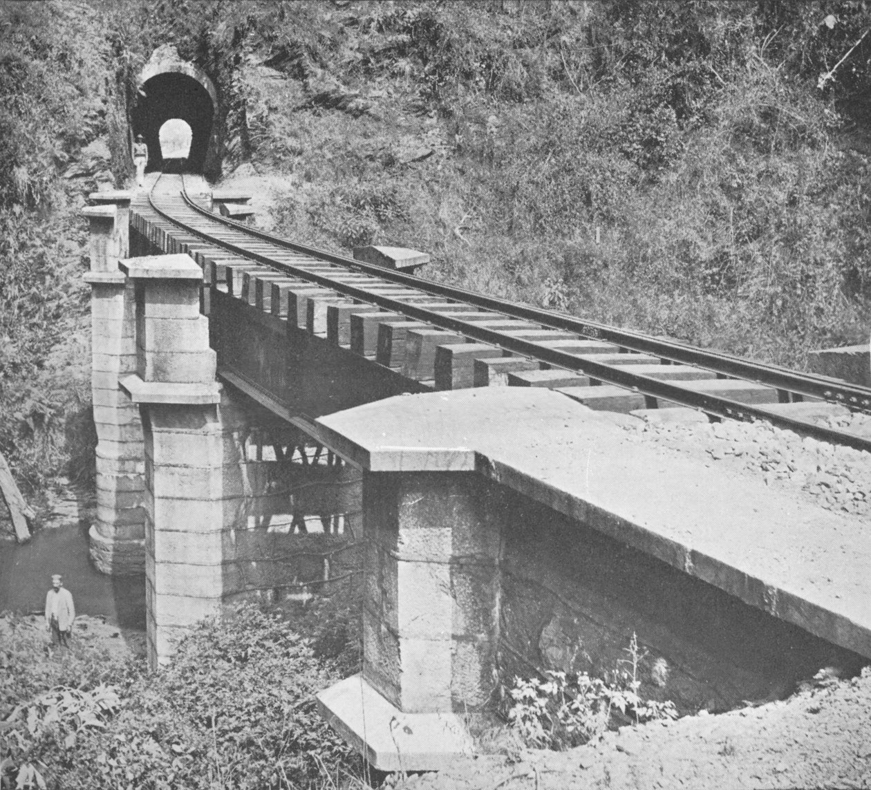 Brezilya Merkez Demiryolu: Serra do MAr üzerinden tünel açma, 1914 by Unbekannt