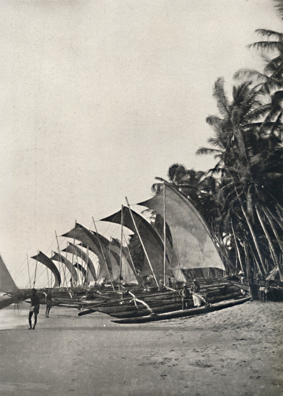 Seylan payandalı deniz balıkçı tekneleri, 1926 by Unbekannt