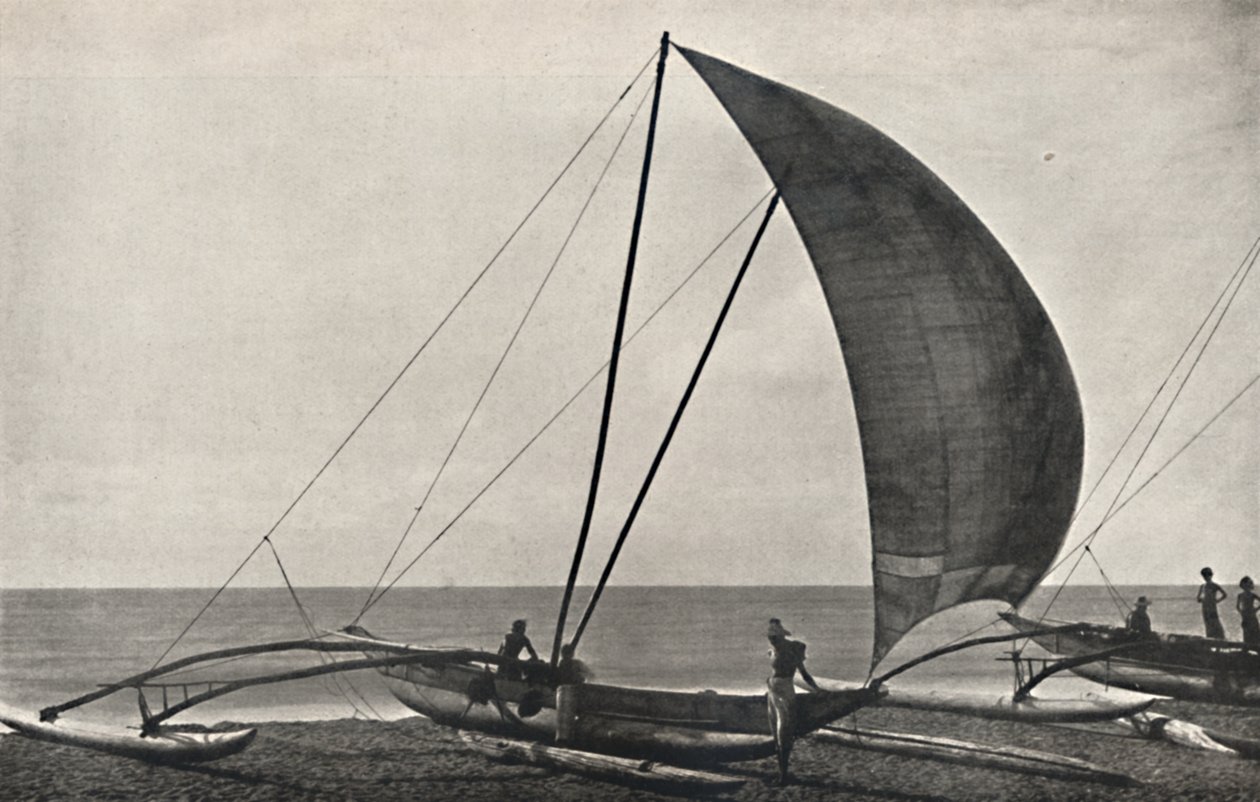 Seylan payandalı deniz balıkçı teknesi, 1926 by Unbekannt