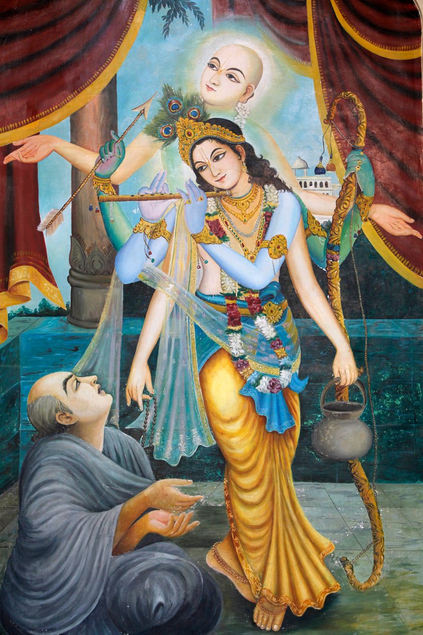 Chaitanya Mahaprabhu, bir 15. yüzyıl Vaishnava azizi ve sosyal reformcu- Vaishnava, Vishnu veya Krishna