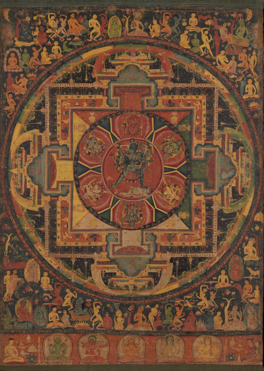 Çakrasamvara Mandal, K. 1100. by Unbekannt