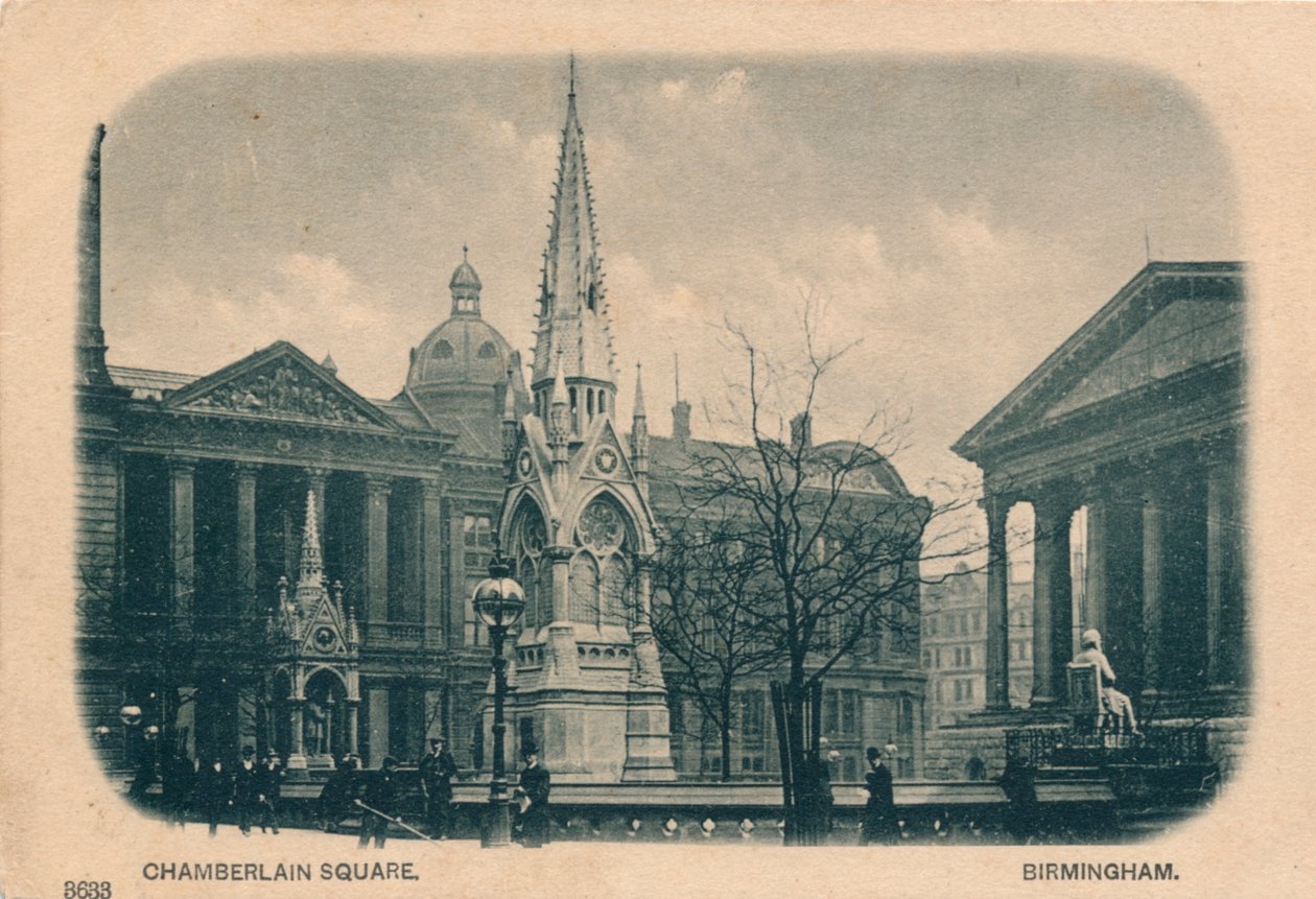 Chamberlain Meydanı, Birmingham, c1905 by Unbekannt