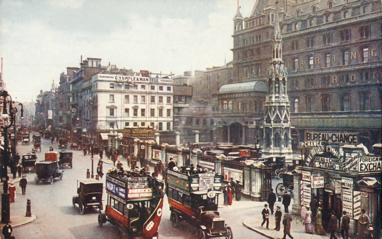 Charing Cross ve Strand, Londra, c1910. by Unbekannt