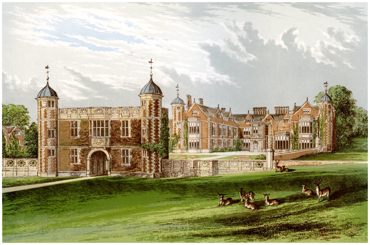 Charlecote Park, Warwickshire, Lucy ailesinin evi, c1880 by Unbekannt