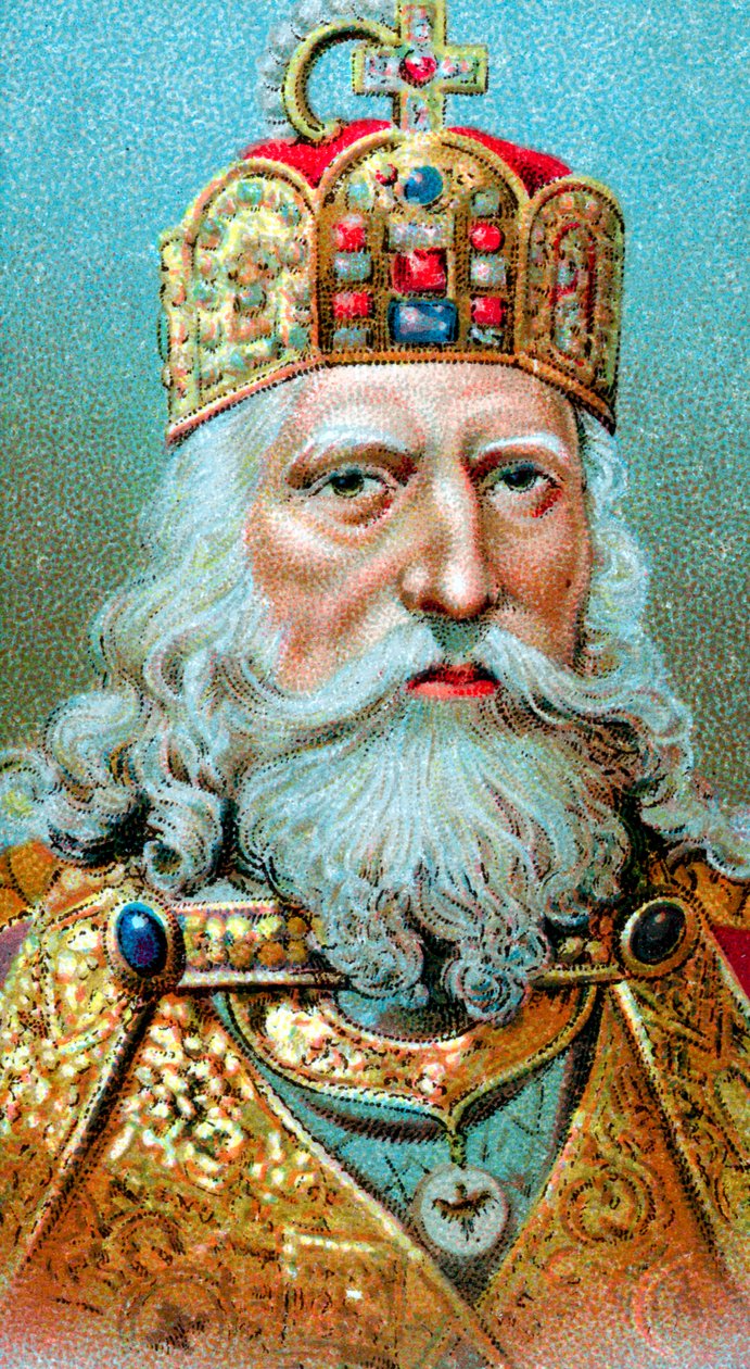 Charlemagne, Frankların kralı, c1920 by Unbekannt