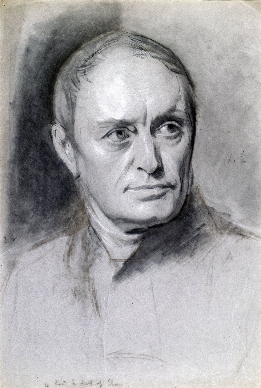 Charles Babbage, matematikçi ve bilgisayar öncüsü, c 1840 by Unbekannt
