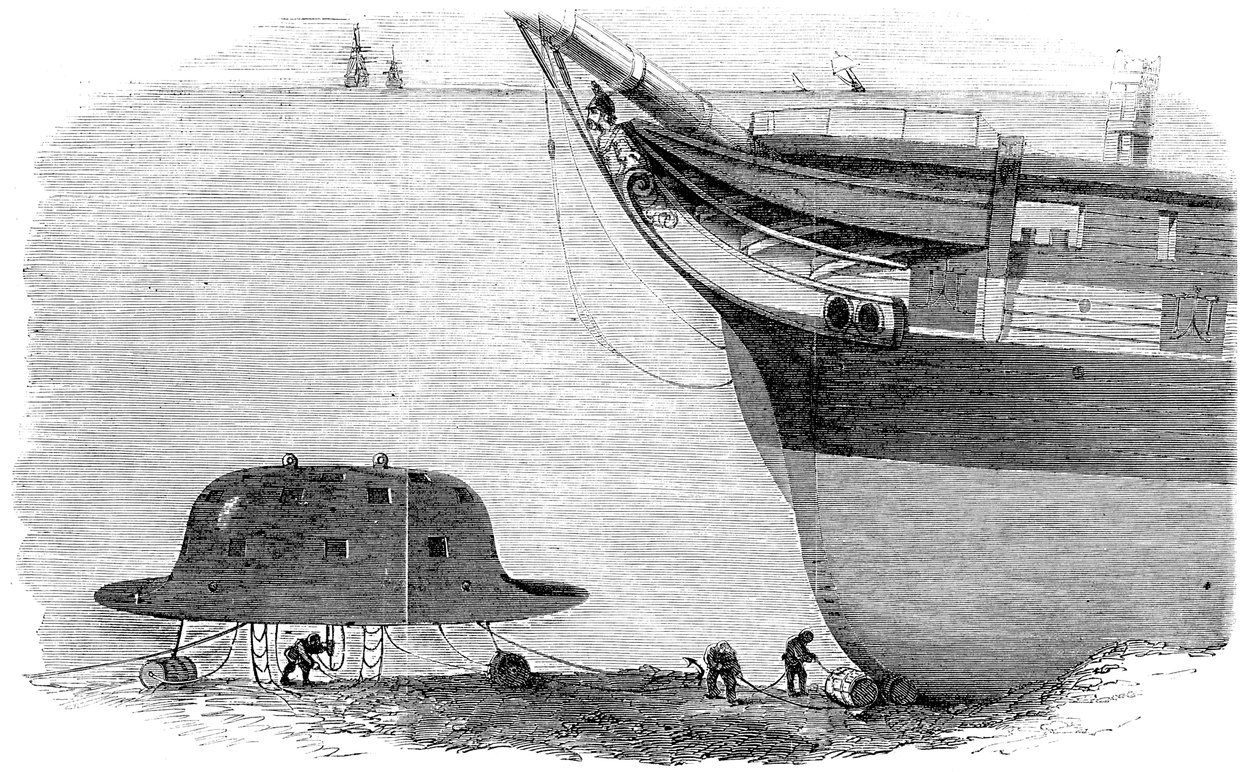 Charles Babbages bir dalış çanı tasarımı önerdi, 1855 by Unbekannt
