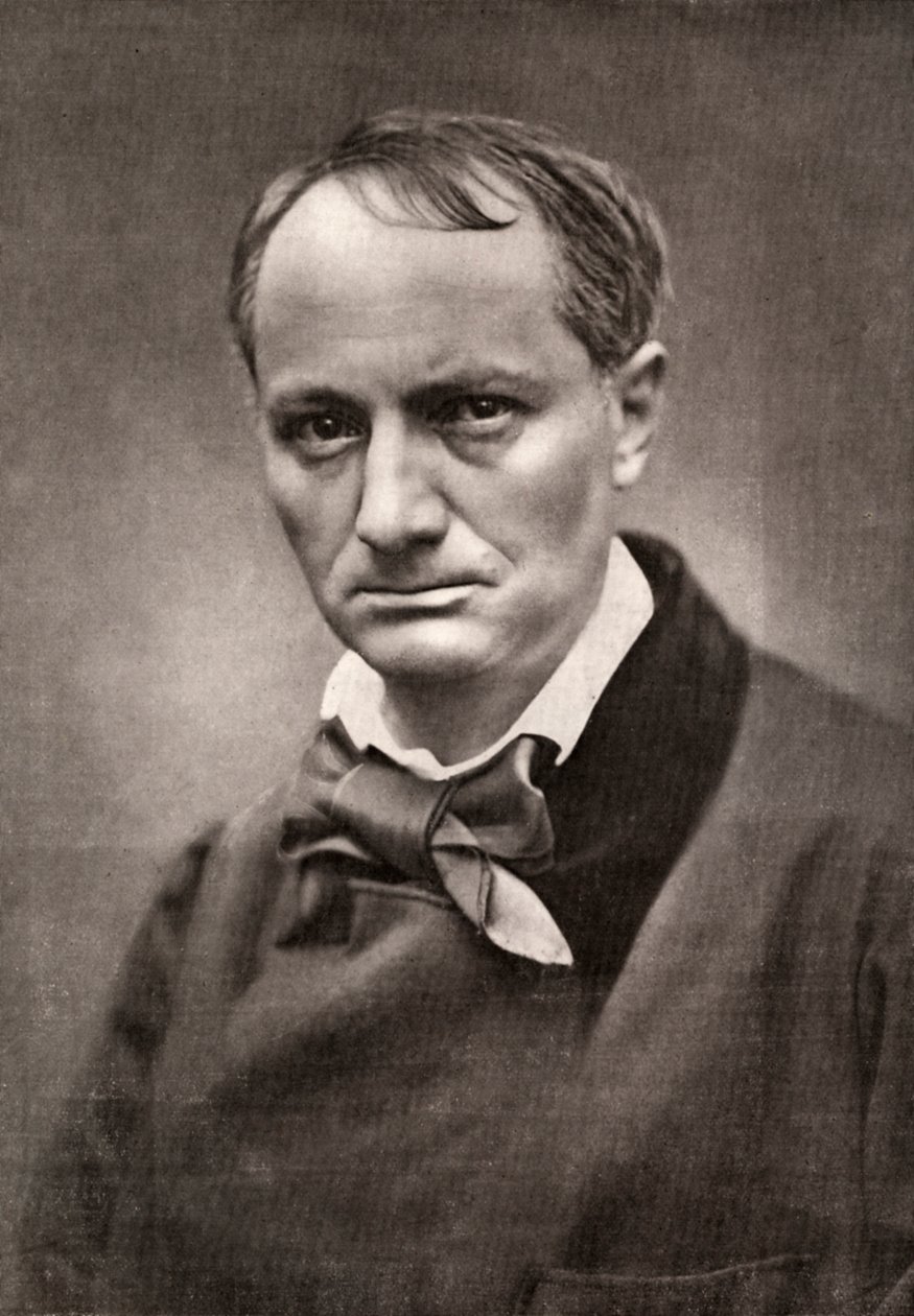 Charles Baudelaire, etkili Fransız şair, eleştirmen ve çevirmen, 19. yüzyılın ortalarında by Unbekannt