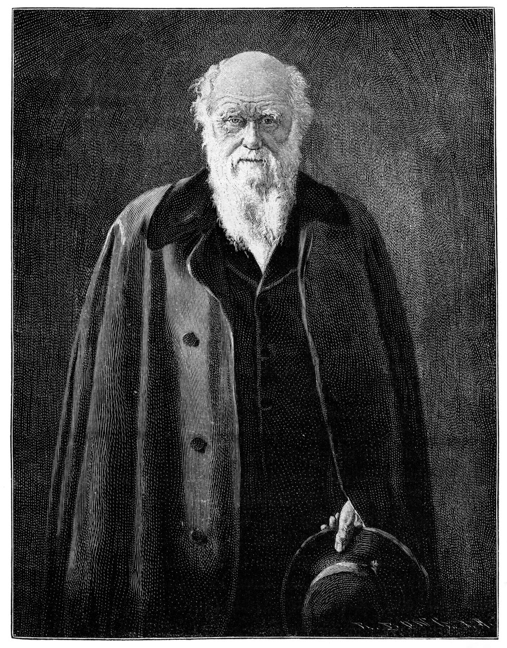 Charles Darwin, ünlü doğa bilimci ve düşünür, 1900 by Unbekannt