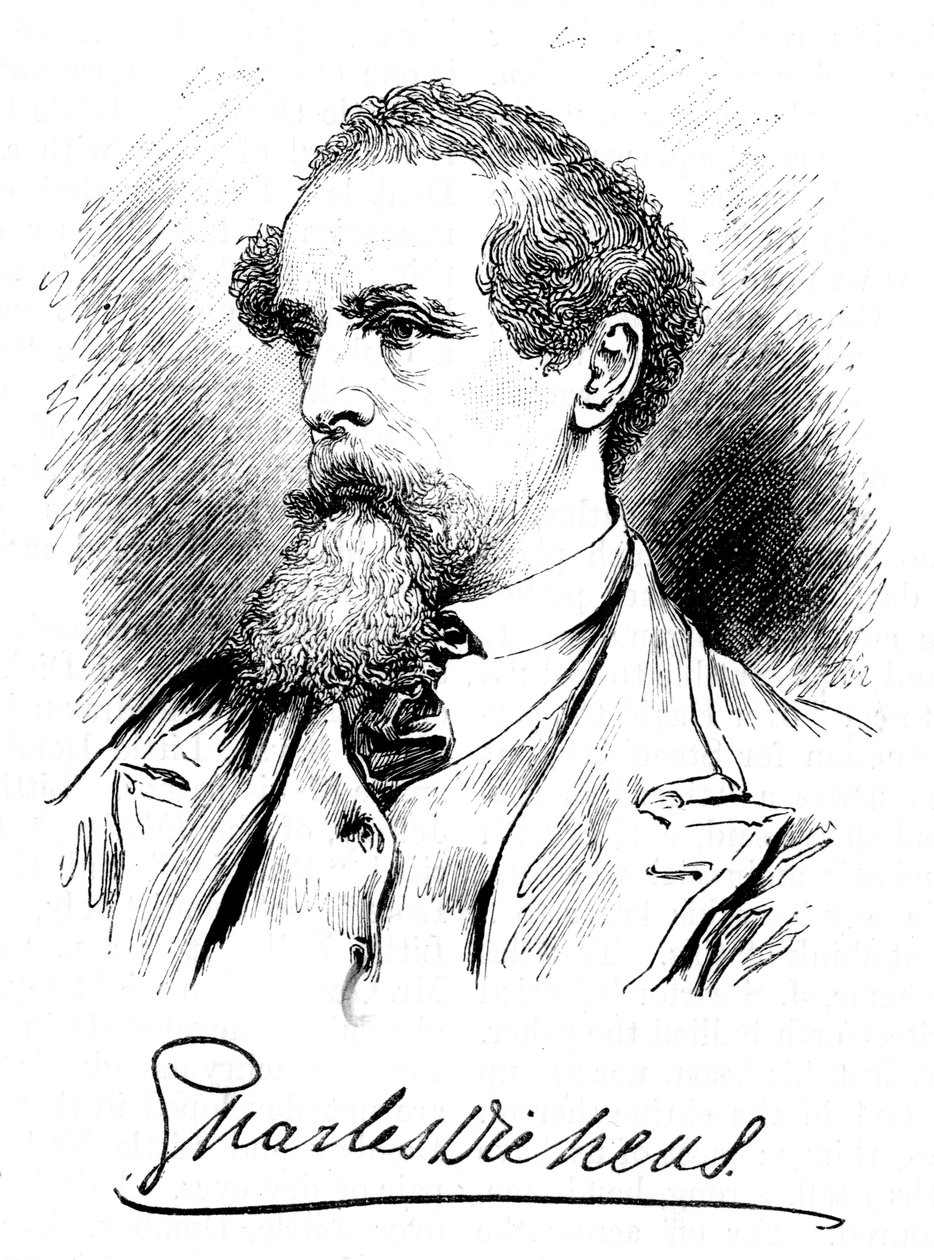 Charles Dickens, İngiliz romancı ve gazeteci, c1860s by Unbekannt