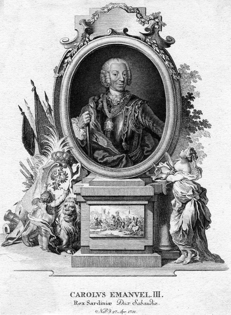 Sardunya Charles Emmanuel III, Savoy Dükü ve Sardunya Kralı, 1701-1773 by Unbekannt