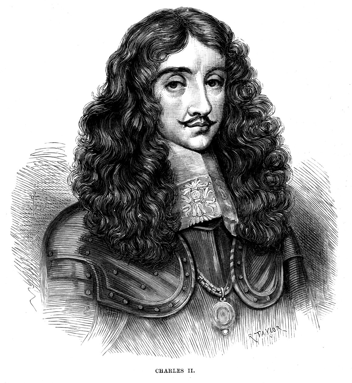 Charles II, Büyük Britanya ve İrlanda Kralı 1660-1685, c1880 by Unbekannt