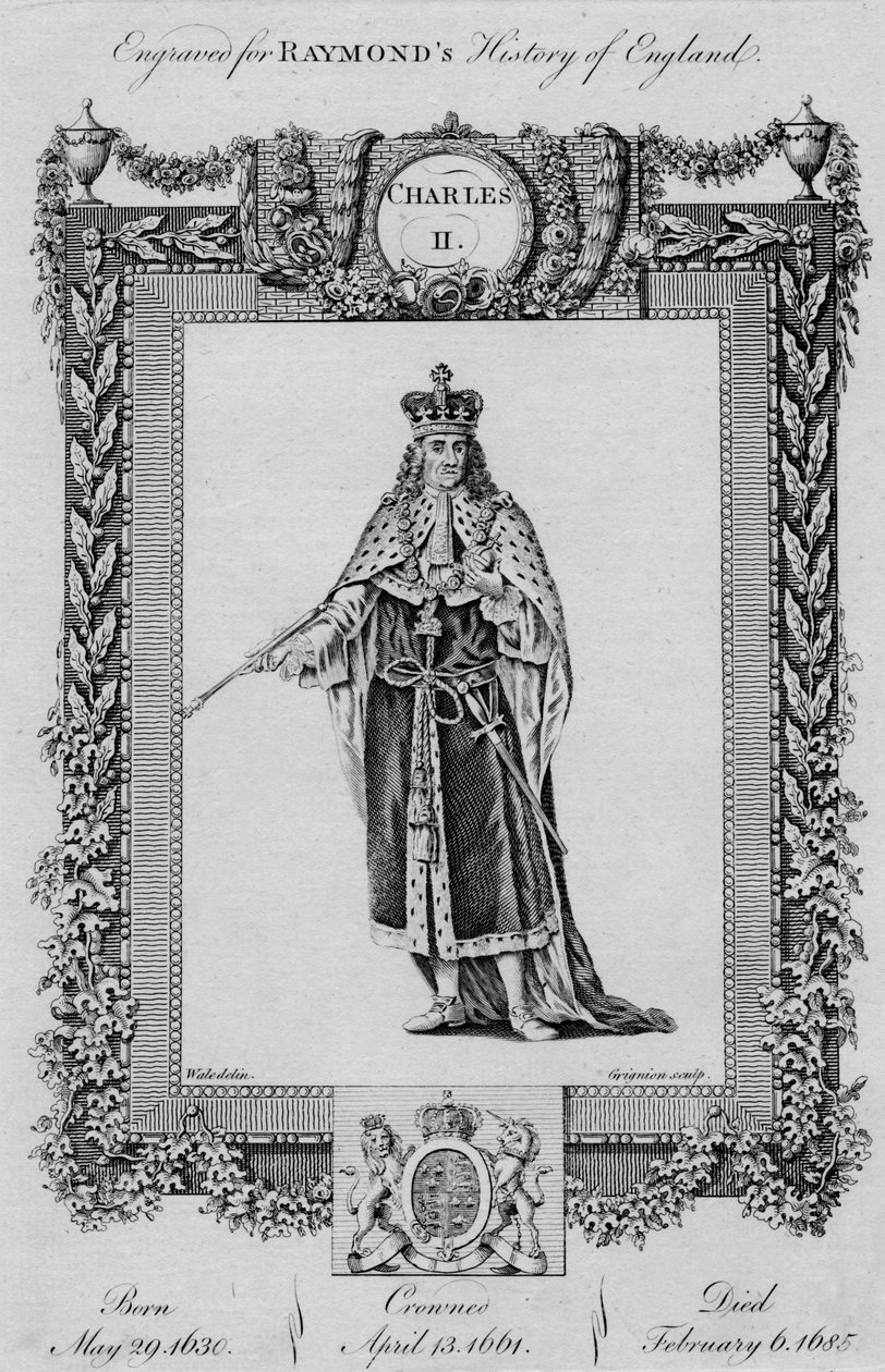Charles II, c1787 by Unbekannt