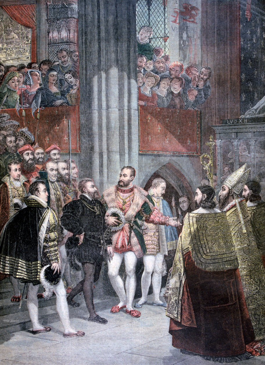 Charles I ve Charles Quint, Saint Denis Bazilikası