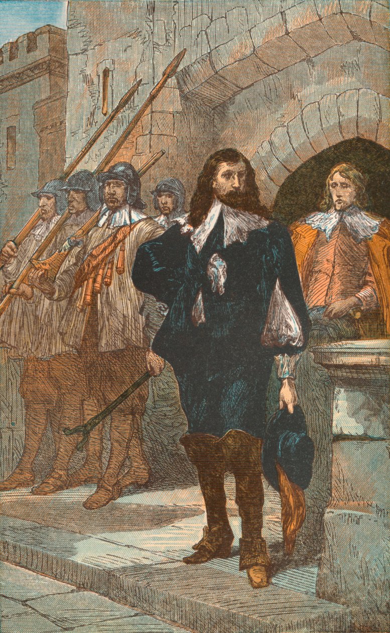 Charles I, İskeleye Giden Yolunda, 1649, c1910 by Unbekannt