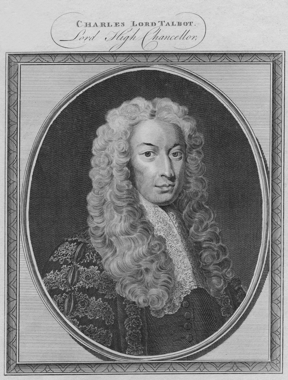 Charles Lord Talbot, Lord Yüksek Şansölye, 1786. by Unbekannt