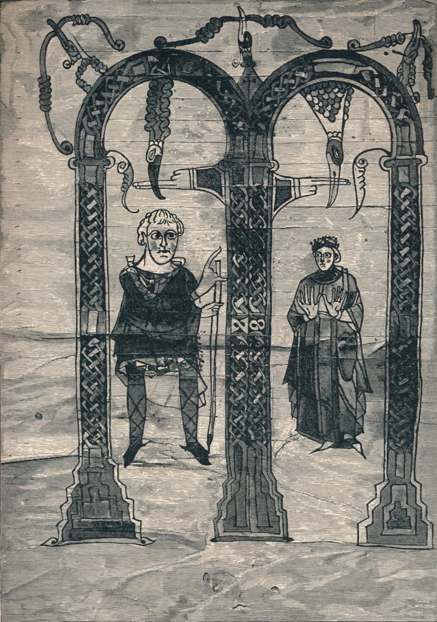 Büyük Charles ve Karısı, En Erken Portreden Sonra, c775, 1907 by Unbekannt